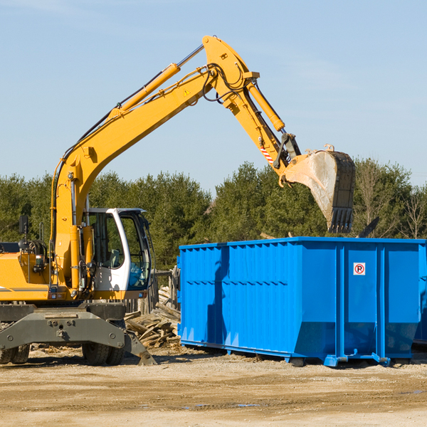 can i request a rental extension for a residential dumpster in Cottle County Texas